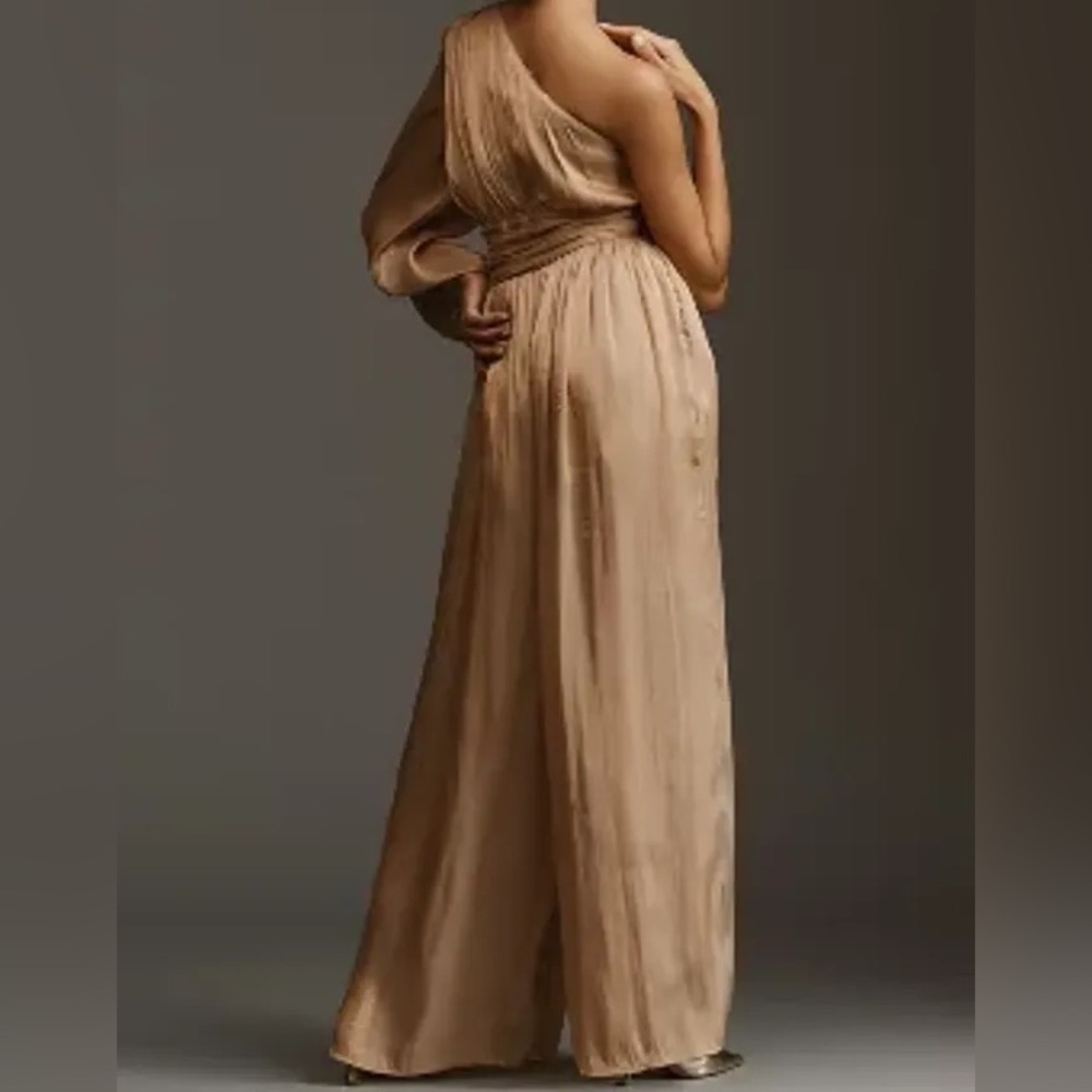 Anthropologie one shoulder jumpsuit - Picture 5 of 6